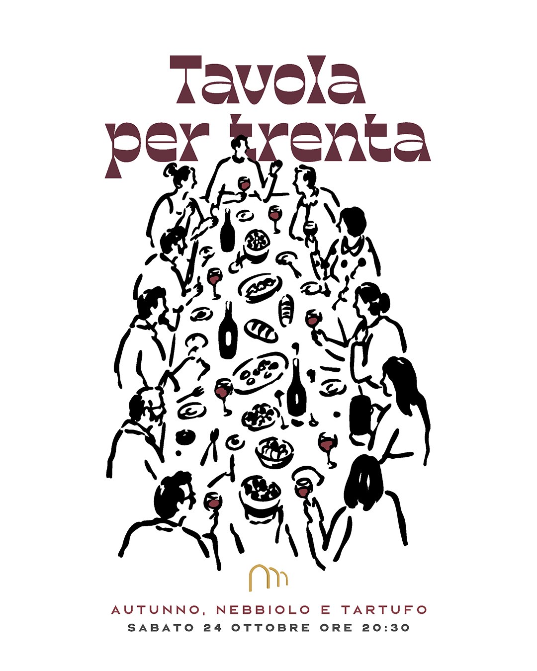 Tavola per trenta – Autunno, Nebbiolo e Tartufo