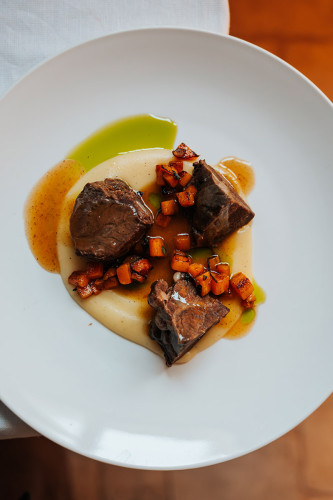 STRACOTTO DI VITELLO CON ZUCCA ARROSTO